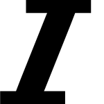Italic SVG Icon